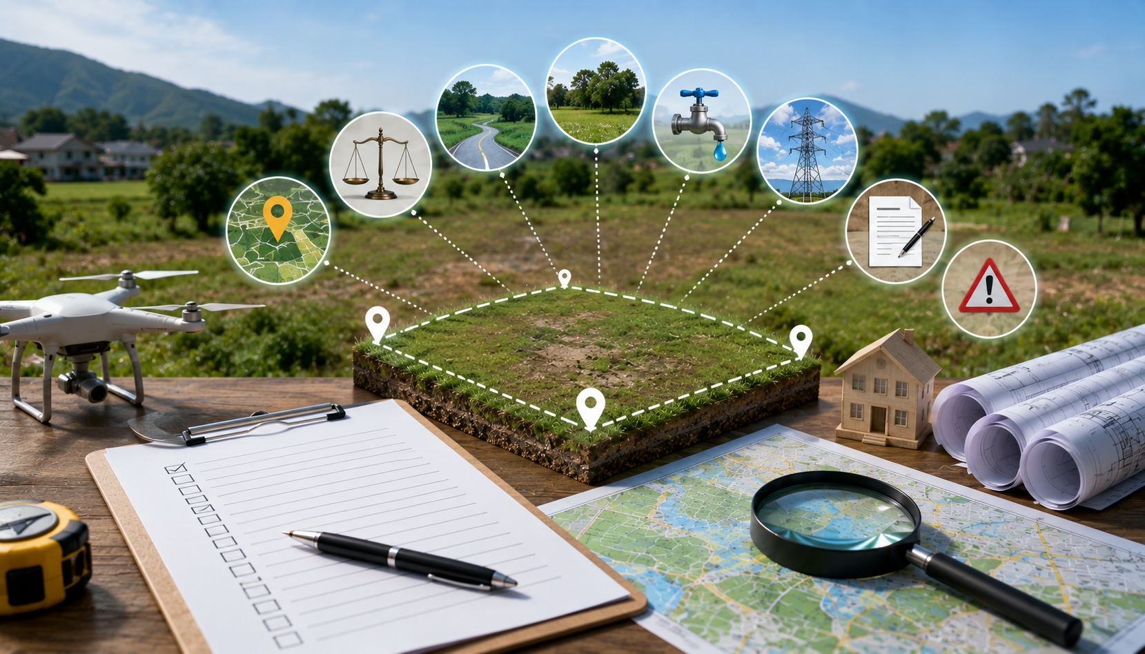 Vacant land due diligence checklist for land buyers