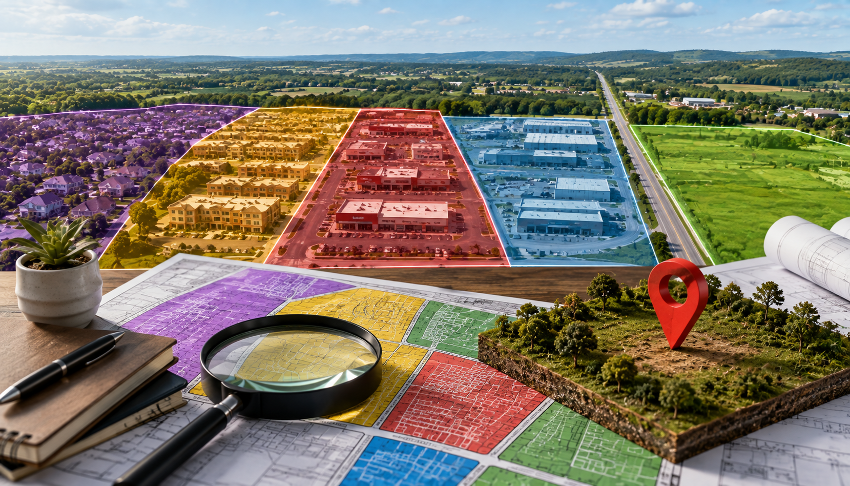 Zoning research for land investors and property development